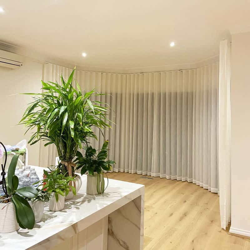 Custom-made curtains